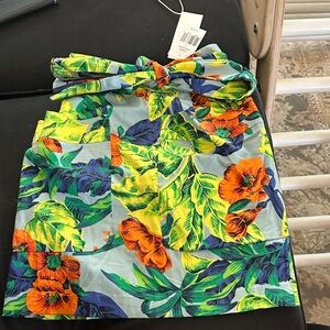 French Connection Tropical Floral Mini Skirt